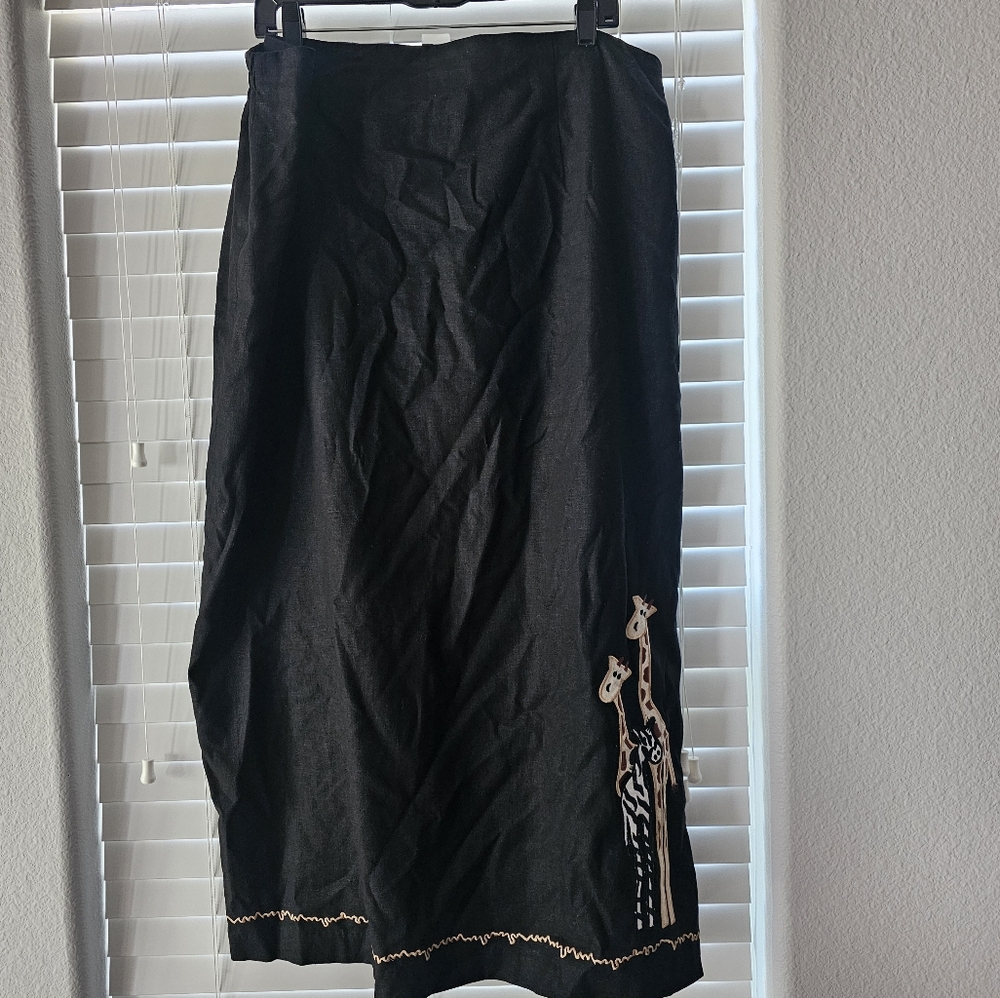 Women's size 22W safari animal skirt